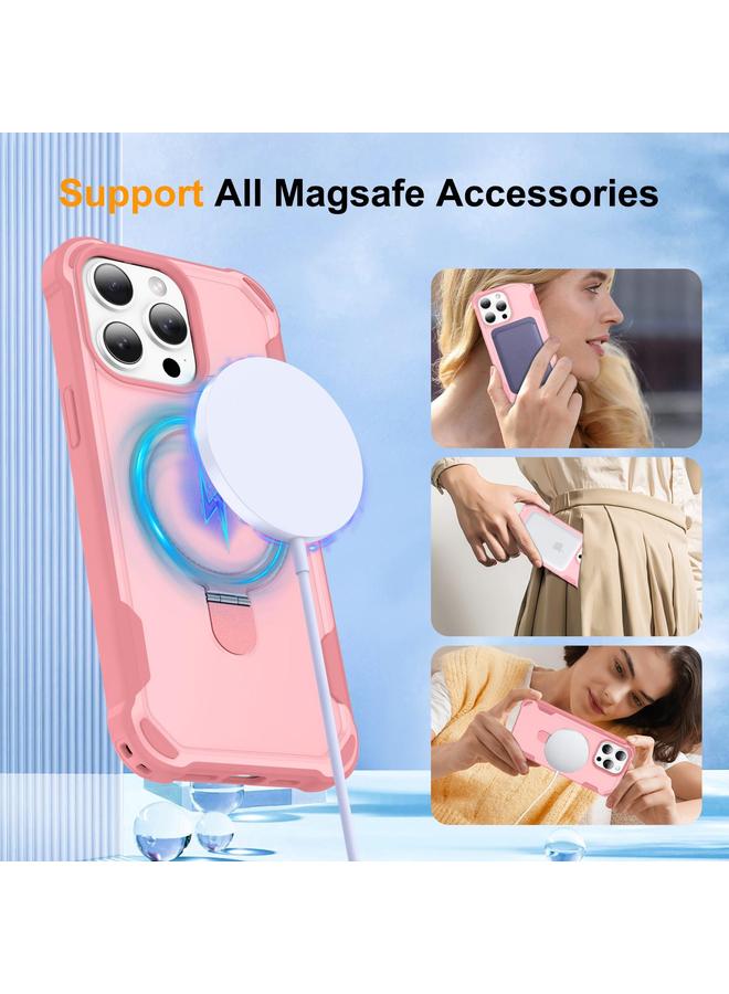 erorex Case For iPhone 14 Pro Max Yingcai Gears MagSafe Holder Shockproof Phone Case - Image 5