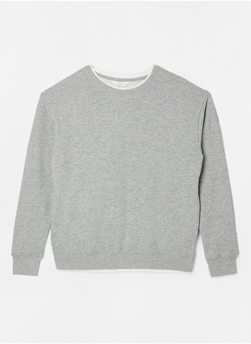 MANGO Boys Crew Neck Sweater