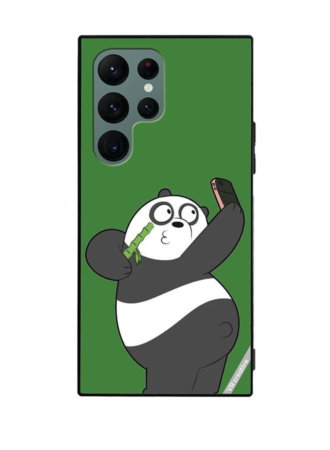 VR CREATIVE Protective Case Cover For Samsung Galaxy S22 Ultra 5G Panda With Phone Design Multicolour - Image 1
