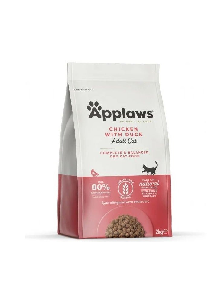 Applaws Chicken With Duck Adult Cat Dry Food 2Kg - Image 1