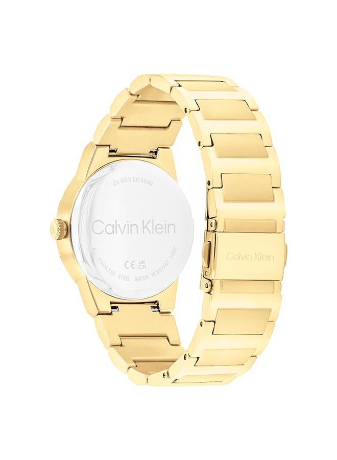 CALVIN KLEIN ساعة كالفن كلاين النسائية ذات العلبة الرمادية المستديرة - 25100082 - Image 2