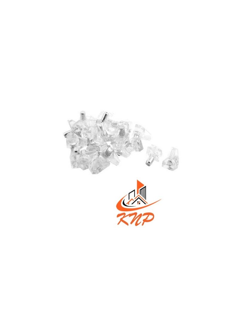 KNP 25-Piece Plastic Shelf Support Pegs (5mm)  - Image 1
