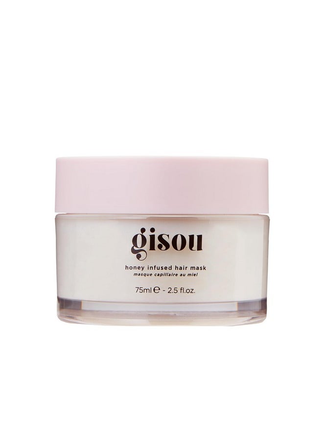 Gisou Honey Infused Hair Mask Travel Size To Hydrate And Repair For Softer, Stronger, More Manageable Hair, Mini Tsaapproved Mask (2.5 Fl Oz)  - Image 1