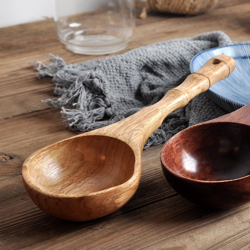 Portable Rice Soup Scoop Water Holder Bathing Water Ladle for Home - Image 4