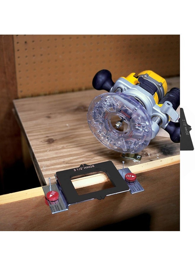 Milescraft 1213 Hinge Mate 300 - Complete Door Hinge Installation Kit with Latch & Strike Plate Templates. For use on Doors and Jambs - Image 3