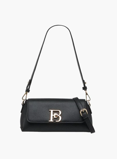 فلورا بيلا من شو إكسبرس Women's Logo Accent Crossbody Bag with Twist Lock Closure and Detachable Strap
