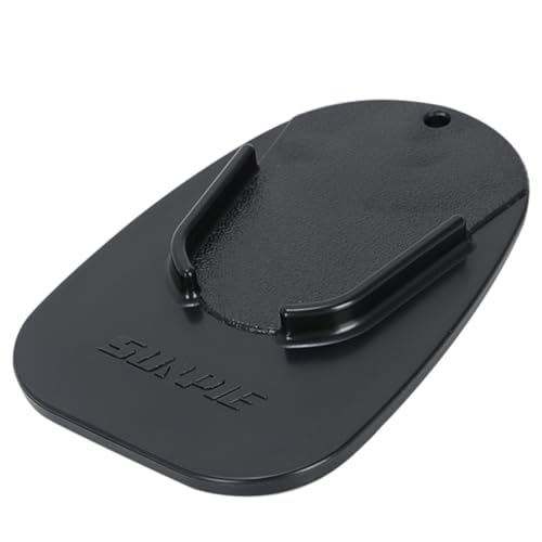 SUNPIE Motorcycle Kickstand Pad Universal Motorcycles Kickstand Disk Plate Rugged Durable Kick Stand Support Plates for Harley Kawasaki Triumph Suzuki Preventing the Bike from Tipping over - Image 1