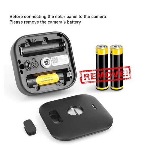 EverExceed Solar Panel for Blink Camera, Solar Panel 4W Compatible with Blink Outdoor 4 (4th Gen) Camera, Solar Charger for Camera Outdoor with 13.12Ft Outdoor Power Cable, Adjustable Mount, IP65 Waterproof - Image 4