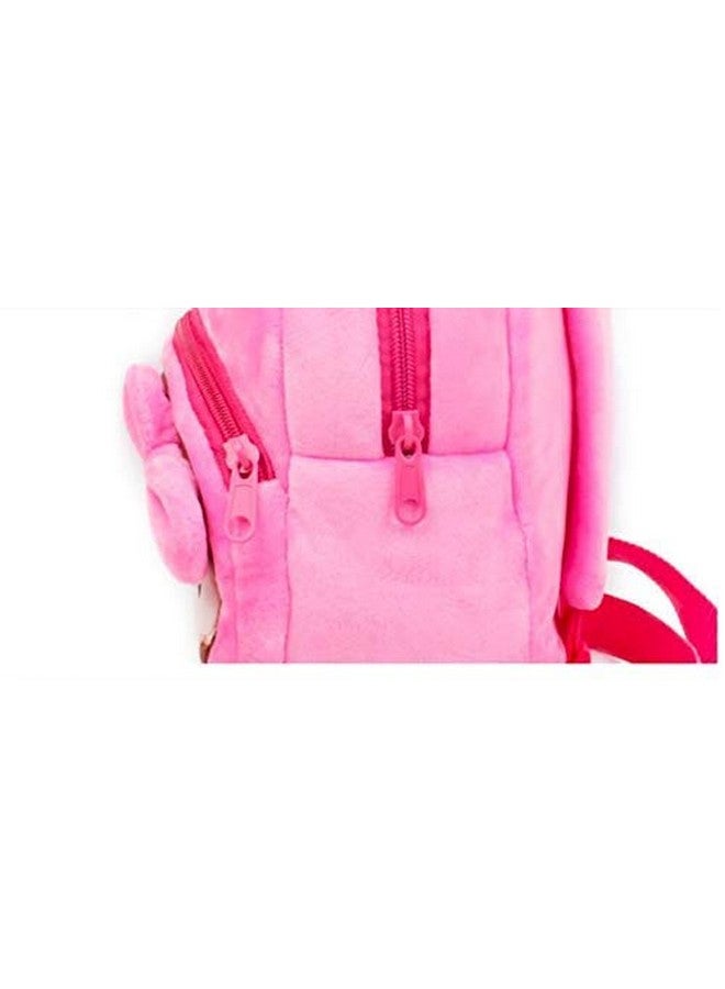 blue tree Kid's Velvet 'Hi Girl' School Bag (Pink, 2 to 5 Age) - Image 5