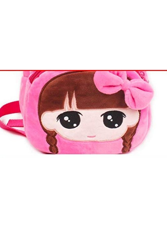 blue tree Kid's Velvet 'Hi Girl' School Bag (Pink, 2 to 5 Age) - Image 3