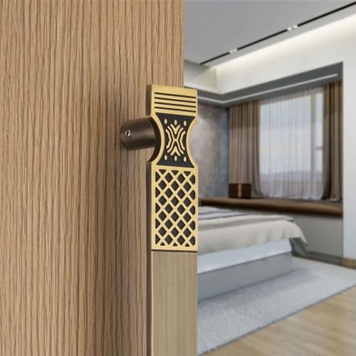 COMPASS 12" Brass Main Door Handle | Door Handles for Main Door | Pull Handles for All The Doors of House | Office | Hotels | PH-VN (Pack of 1, Antique Finish) - Image 5