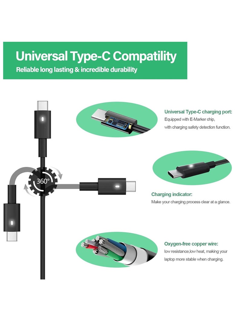 Generic - Slim 65W 45W USB C Charger Adapter Compatible with HP EliteBook X360 1030 G2 G3 G4 1040 G5 G6 Elite x2 1012 Pro 470 640 650 Chrome 11 EE Spectre X360 13 14 Power Supply Multicolor - Image 1