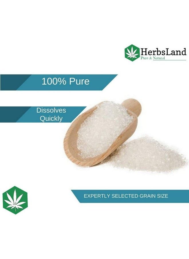 HerbsLand ® Epsom Salt (Magnesium Sulphate) For Muscle Aches Pain Relief Relaxation Spa Treatment For Bathing And Foot Faster Plant Growth Vegetables & Plants Nutrient (200 Gram)  - Image 3