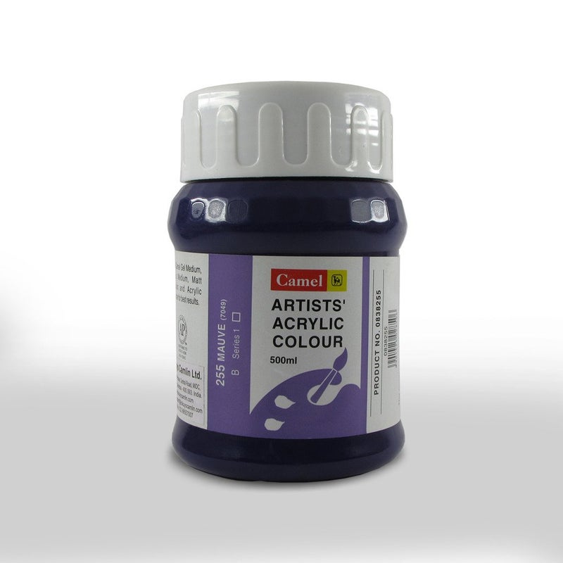 camel Camlin Kokuyo Artist Acrylic Colour 500 ml Series 1 Mauve