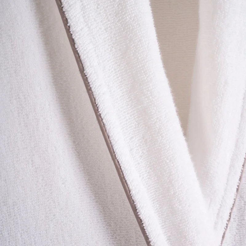 Penelope 100% Cotton Bathrobe Stone Color L - Liana Series