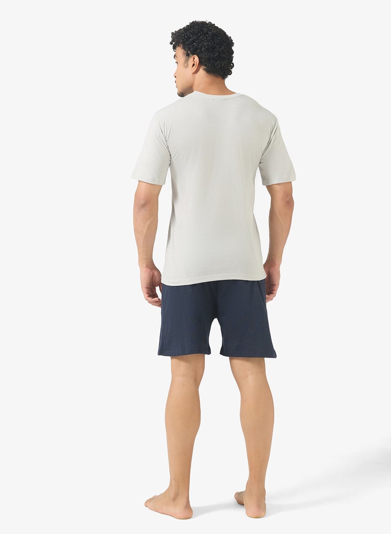 Robert Wood Nightwear T-Shirt & Shorts Set - Image 2