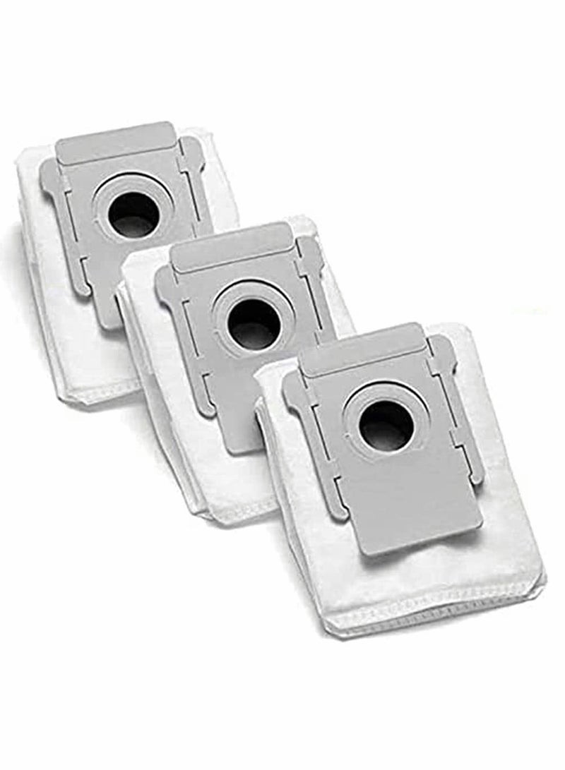 3 Pack Sweeping Accessories Dust Bag, Compatible for IRobot Roomba i6 i3 E5 E6 S9 Sweeping Robot Accessories, Vacuum Clean Base Automatic Dirt Disposal Bags, Vacuum Bag