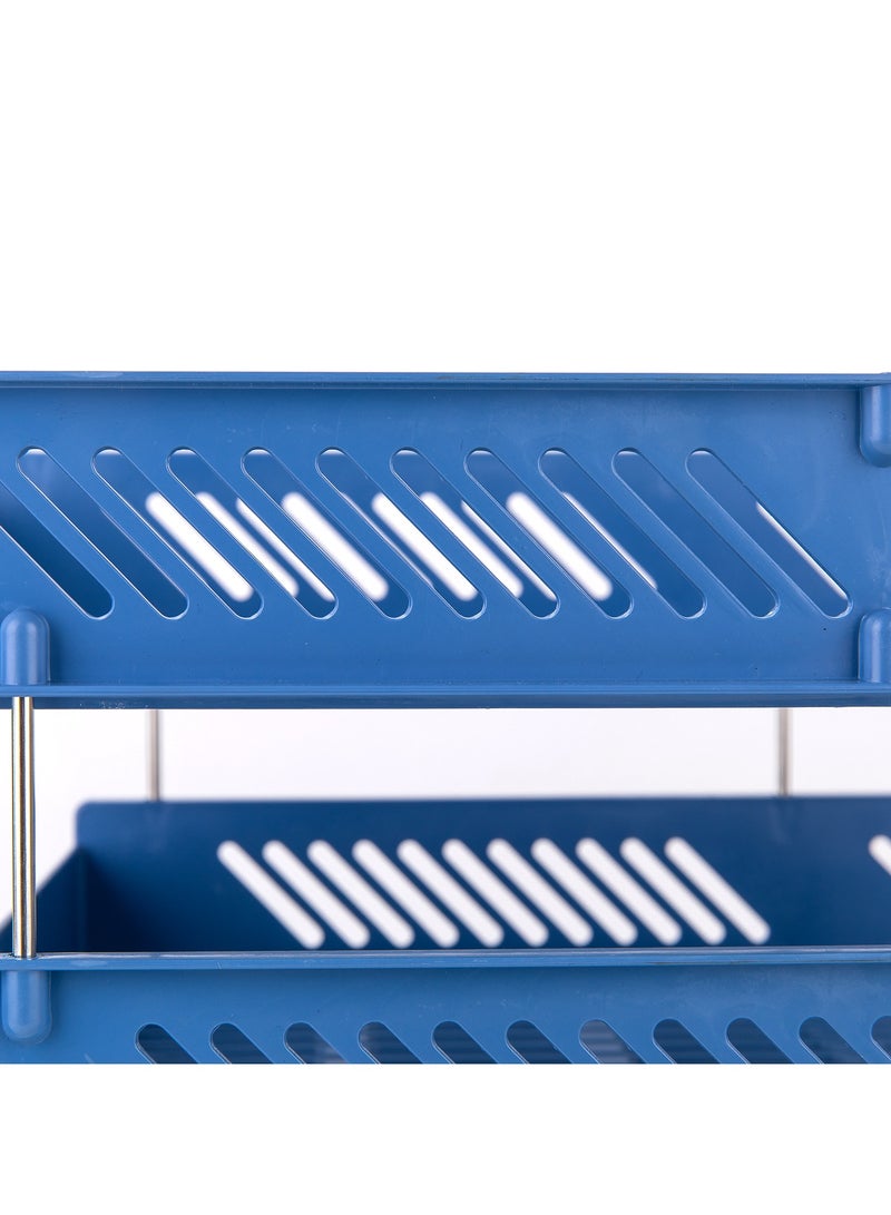 ديلي E9209 علبة ملفات زرقاء - مادة HIPS عالية الجودة، قضبان معدنية قابلة للإزالة - 268 × 336 × 118 مم - Image 2