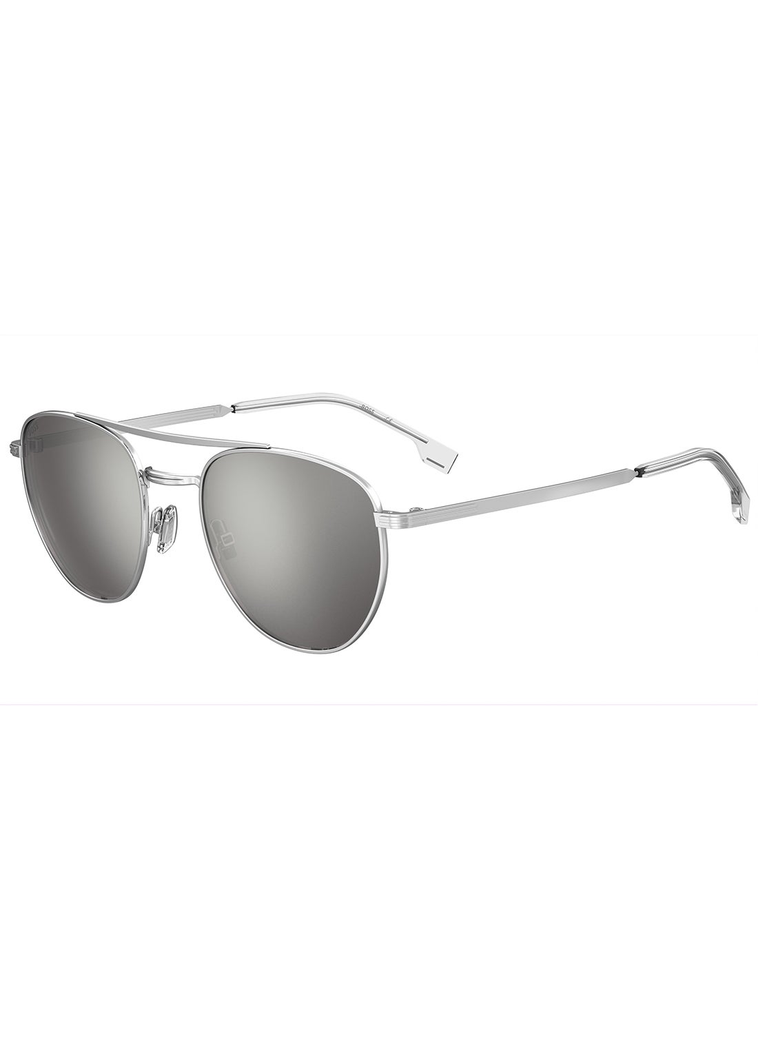 HUGO BOSS Men's UV Protection Rectangular Sunglasses - Boss 1631/S Grey Millimeter - Lens Size: 53 Mm 