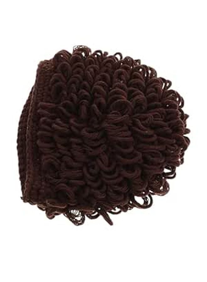 Soft Knitted Wig Hat For Newborns Boys Girls Warm Winter Beanie Headwear - Image 1