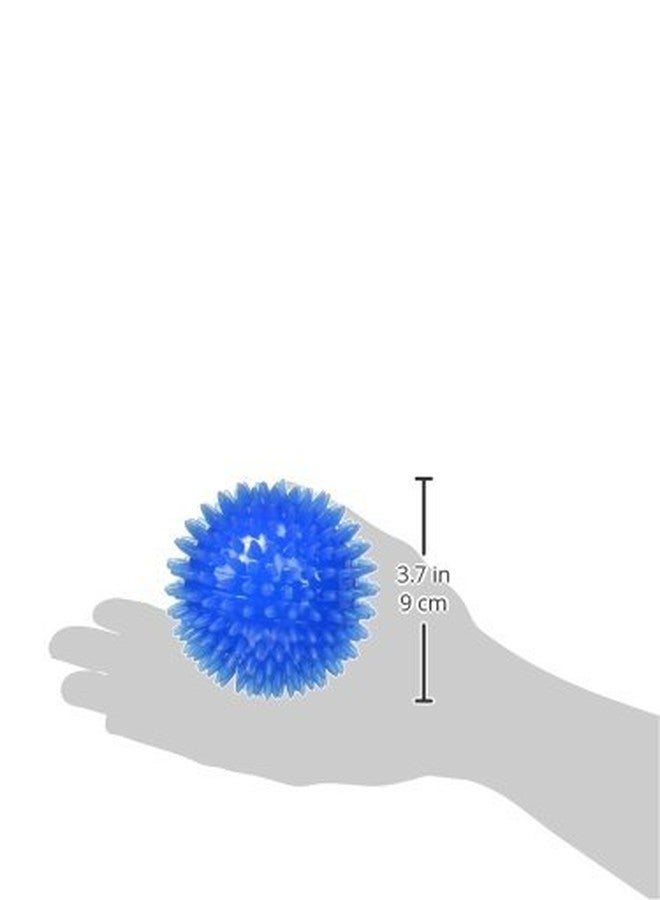 Gnawsome™ 3.5” Spiky Squeak & Light Ball Dog Toy - Medium, Cleans Teeth and Promotes Good Dental and Gum Health for Your Pet, Colors will vary, 3.5" - Image 3