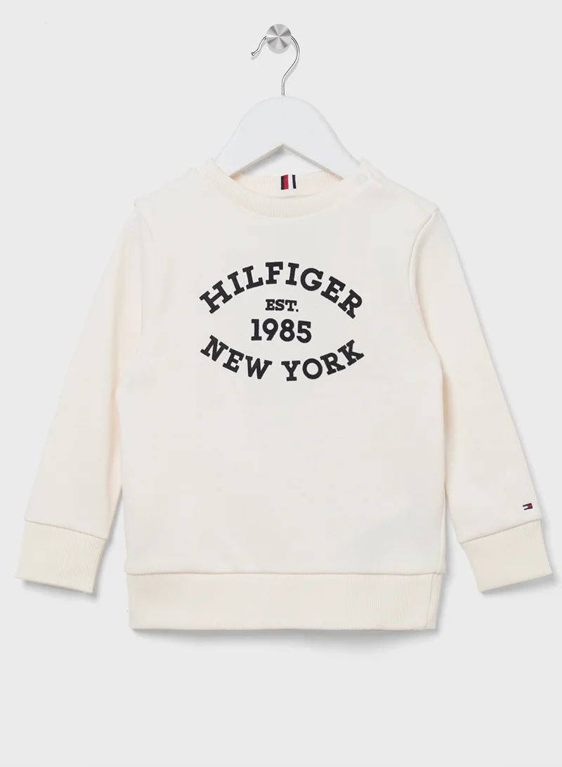 تومي هيلفيغر MONOTYPE FLOCK REG SWEATSHIRT