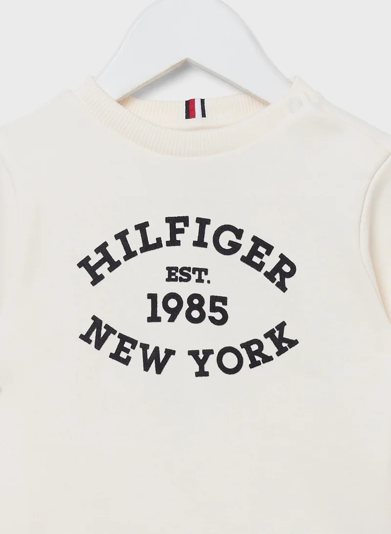 تومي هيلفيغر MONOTYPE FLOCK REG SWEATSHIRT