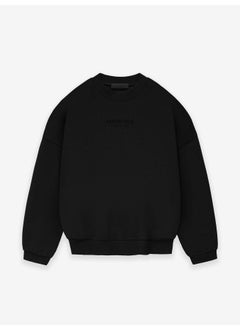 23FW Cloud Series Crewneck Printed FOG Essential Sweatshirt Xuan Qing Black