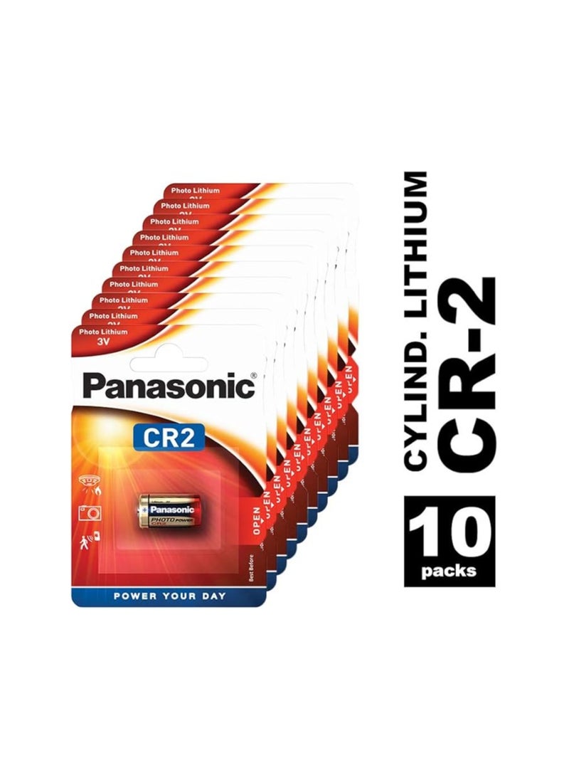 Panasonic CR2 cylindrical lithium battery for high power-consuming lightweight appliances such as smoke alarms, intruder alarm systems, head lamps, cameras, 3V, (Pack of 10) - pzsku/ZEF69E4DF94676D351ED2Z/45/1741362915/08af77c9-057c-4559-9a26-b013e8acd52a