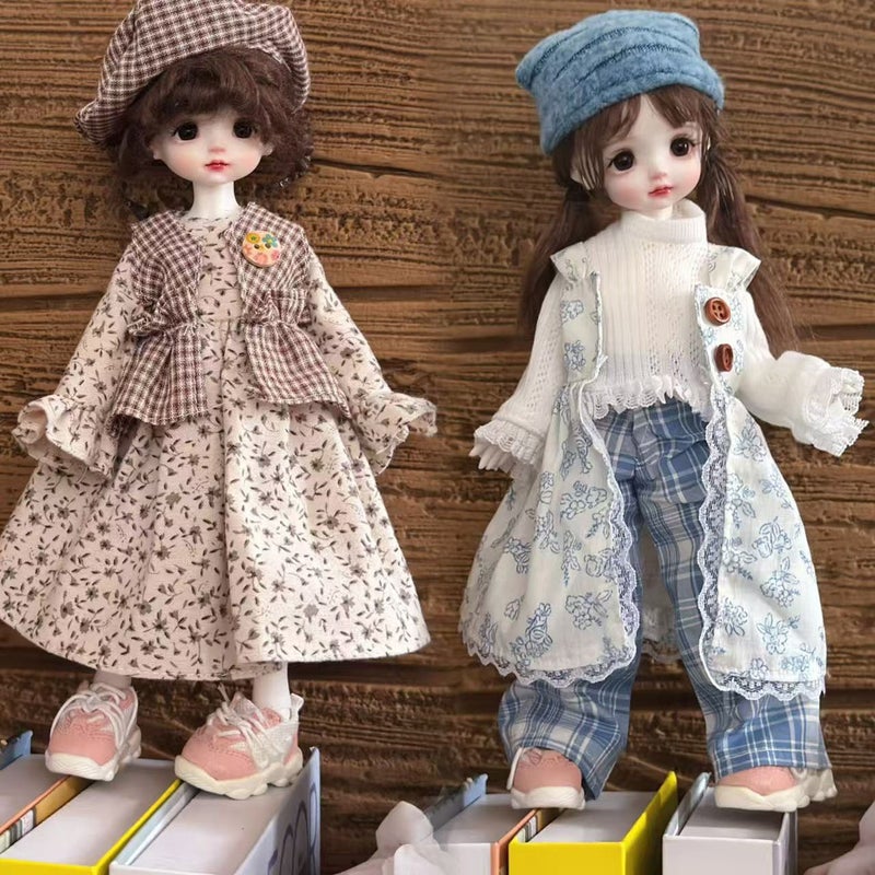 دمية BJD متعددة المفاصل 30 سم مع طقم ملابس لطيف - Image 4