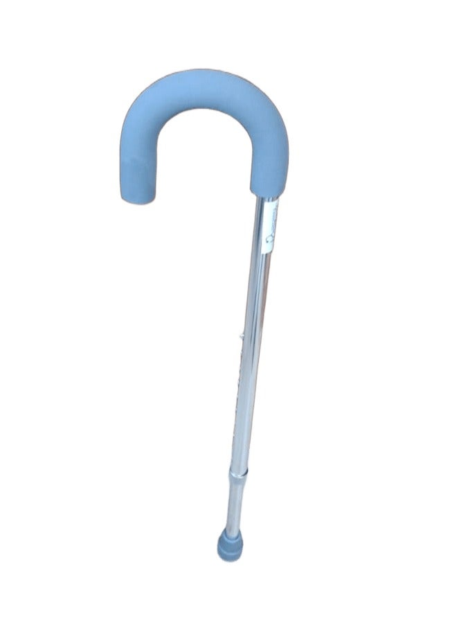 Aluminum crutch for the elderly with a comfortable handle - Image 1