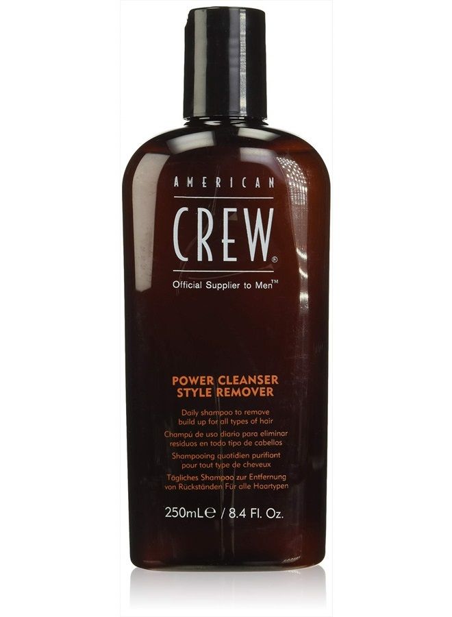AMERICAN CREW Men's Shampoo by American Crew, Power Cleanser Style Remover, 8.4 Fl Oz - Image 1