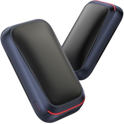 Gaiatop Electric Hand Warmers Rechargeable, Magnetic Pocket Hand Warmer 2-Pack, 3s Fast Heating, Fits in Gloves, for Winter Sports, Hunting Accessories, Stocking Stuffers Gifts for Men Women - Image 1