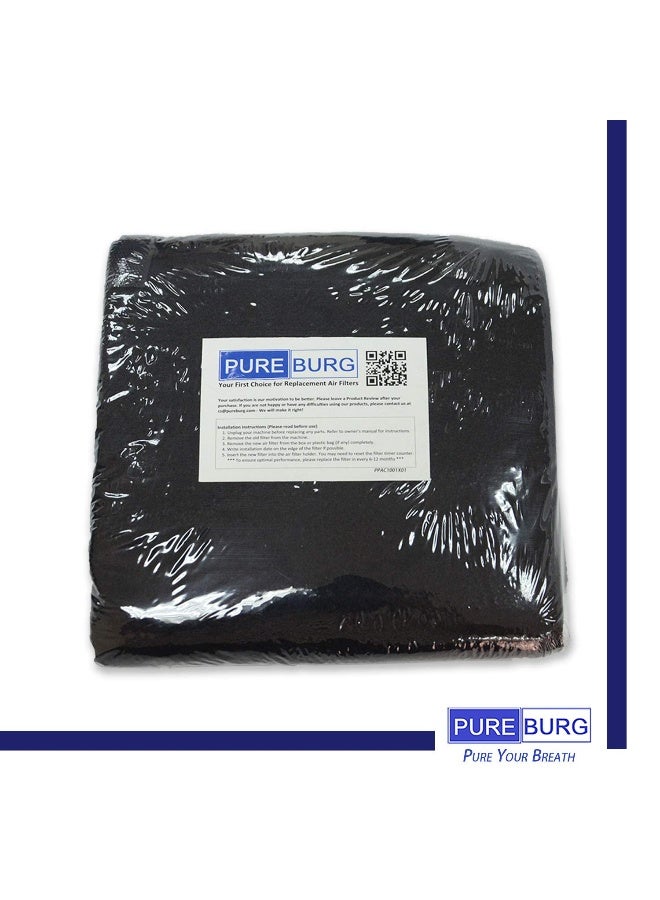 PUREBURG Carbon Filter,Cut-to-Fit Carbon Pad 16 x 48 inches for Air Filter Charcoal Sheet fits Range Hoods Furnace Filters removes Odor VOC Parts Accessories Replacement,1-Pack - Image 4