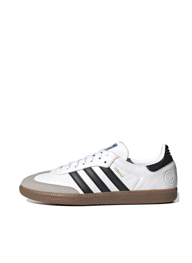 أديداس ستيلا سبورت حذاء رياضي سامبا OG أبيض/أسود/رمادي - Image 1