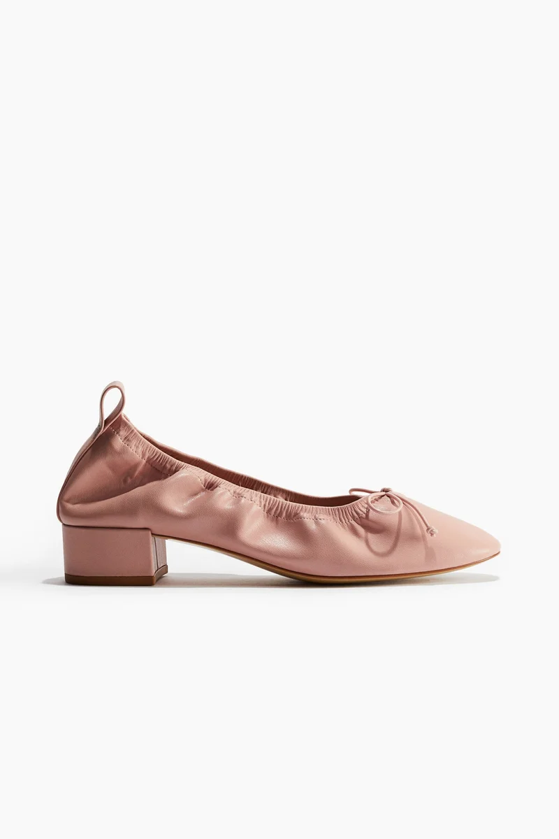 H&M Bow-front court shoes