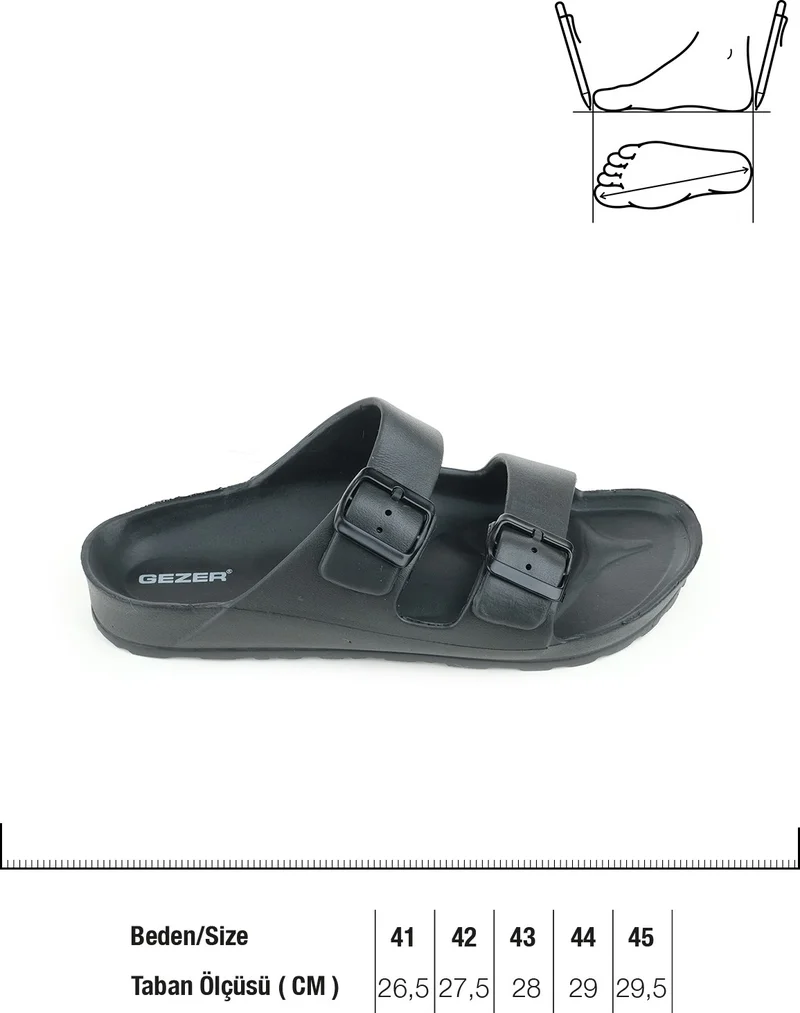 جيزر Adjustable Men's Slippers with Two Buckles Suitable for Wet Floor10