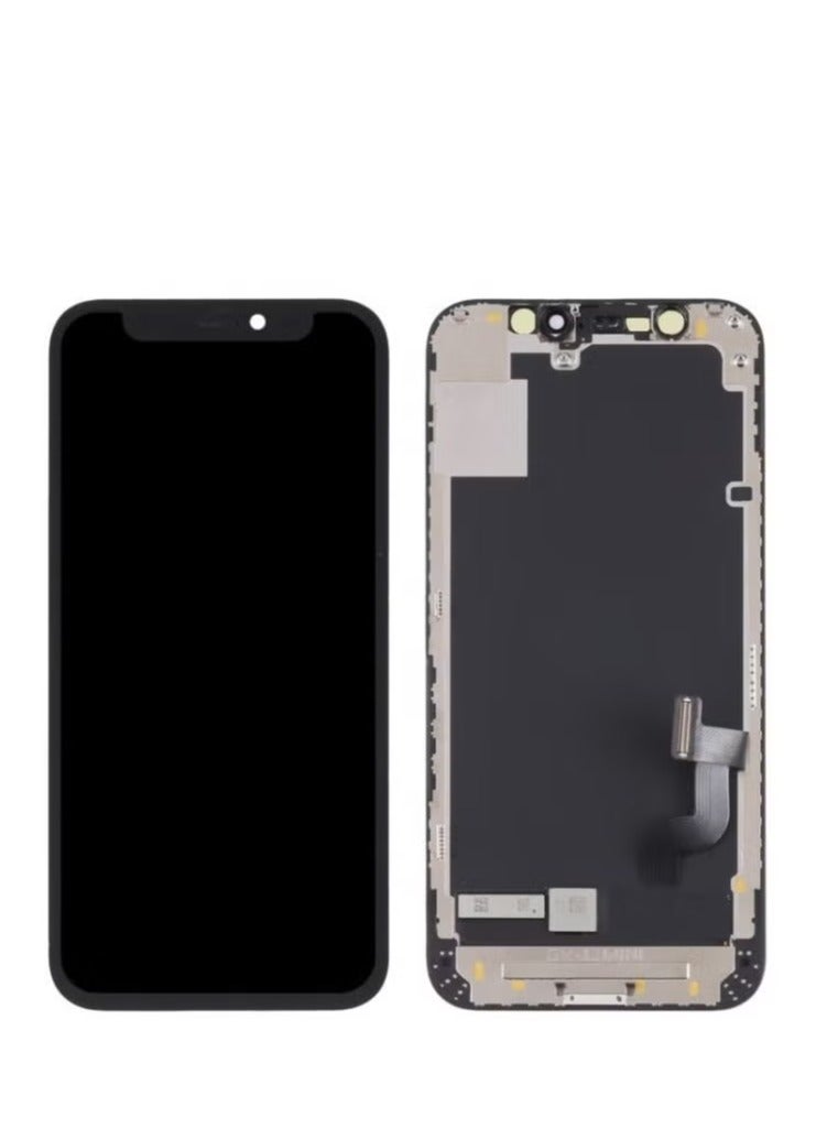 ELTRAZONE OLED LCD Screen Replacement for iPhone 12 – Black | High-Quality Display for iPhone 12 | Full Touch Screen Replacement with Premium LCD Panel | Easy to Install | Repair Your Broken, Cracked or Damaged iPhone 12 Screen - Image 2