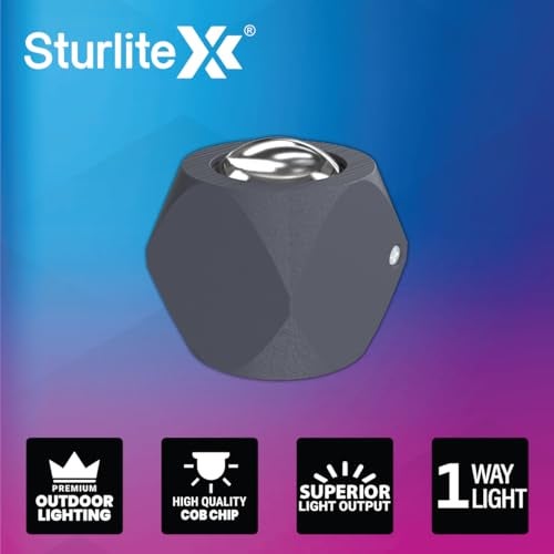 Sturlite Uniko 2Watt 1-Way LED Wall Light| 3K Color Temperature| Corrosion & Scratch Resistant| Aluminum Body with IP65-Weather Protection| Indoor & Outdoor Wall Mount Decorative Light - Pack of 1 - Image 3