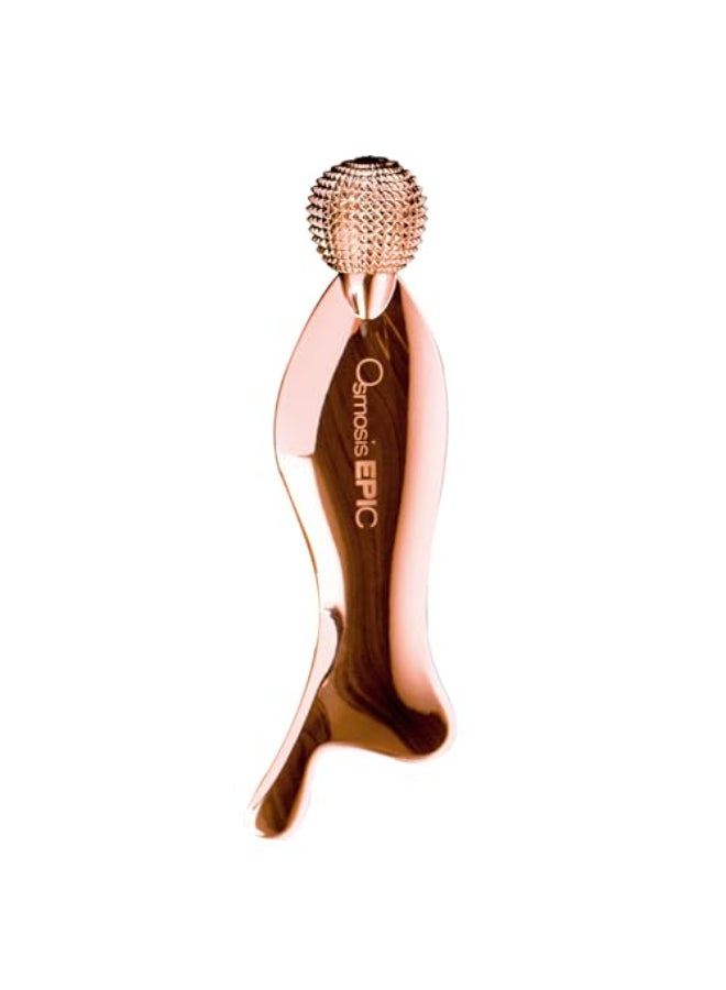 Osmosis 2In1 EPIC Duo Skin Tool Gua Sha Facial Roller MultiTool Increases Circulation Firms Helps Reduce Puffiness For Face Eyes Neck - Image 1