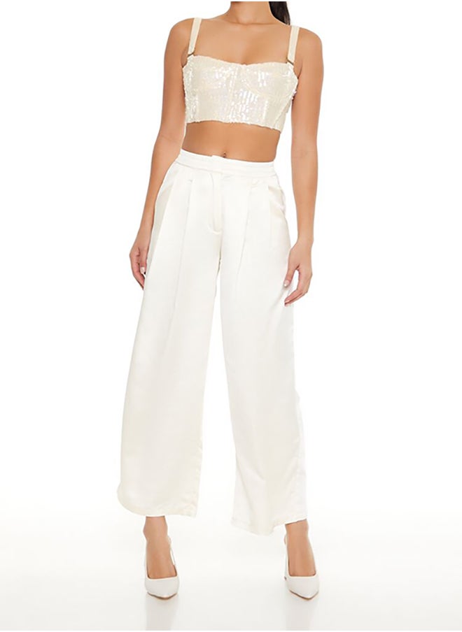 FOREVER 21 - Sequin Bustier Cropped Cami - Image 1