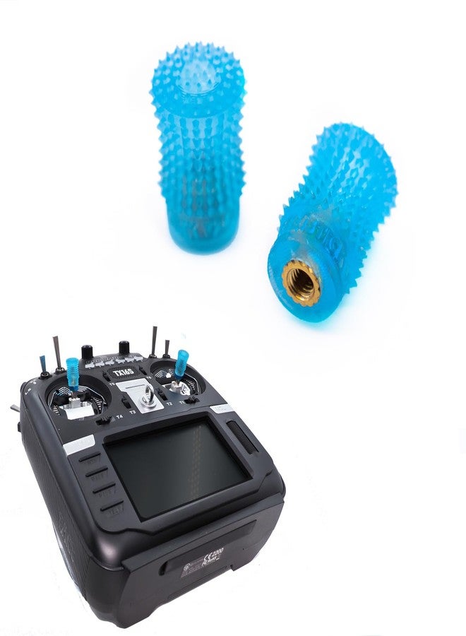 SoloGood RC Transmitter Stick Ends FPV Controller Replacement Joystick M4 for RadioMaster TX16S Boxer Remote Controller(V2 Blue) - Image 1