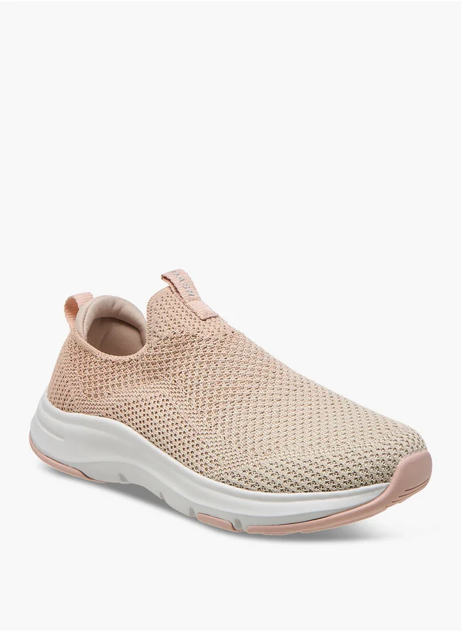 Dash Women's Textured Slip-on Sneakers with Pull Tab