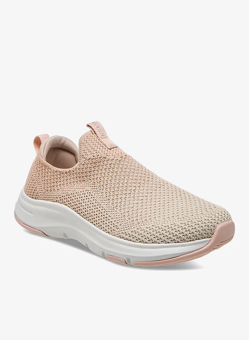 Dash Women's Textured Slip-on Sneakers with Pull Tab