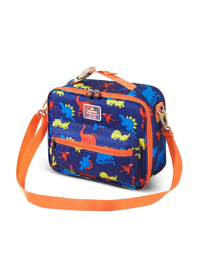 Sunveno Baby Lunch Bag With Shoulder Strap Dino Blue - Image 1