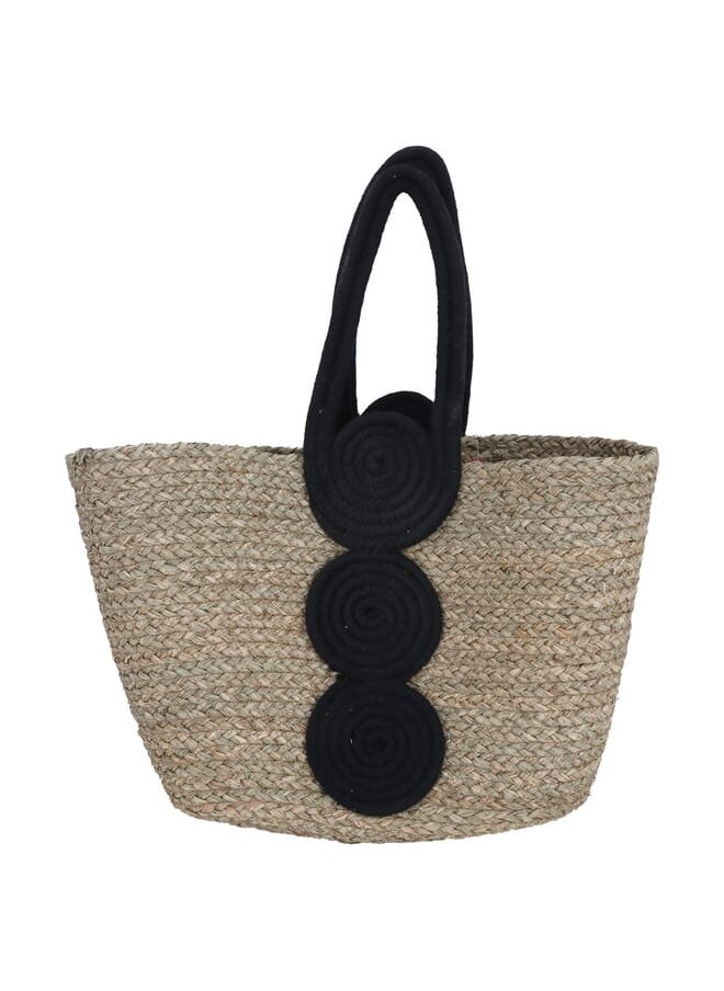 Beige wicker bag 3 circles black with a hand - pzsku/ZEF6AECE5A528977FEAB6Z/45/_/1722251639/3d4dc2ef-cc27-4442-943d-df197911e8b5