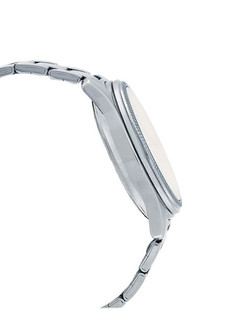 CASIO Men's Enticer Chronograph Stainless Steel Watch MTP-1375D-7A2VDF - 49 mm - Silver - Image 3