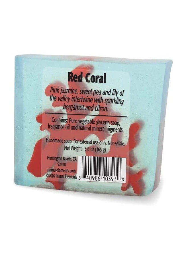 Primal Elements Red Coral Wrapped Bar Soap, 5.8 Ounce (Pack of 1) - Image 2