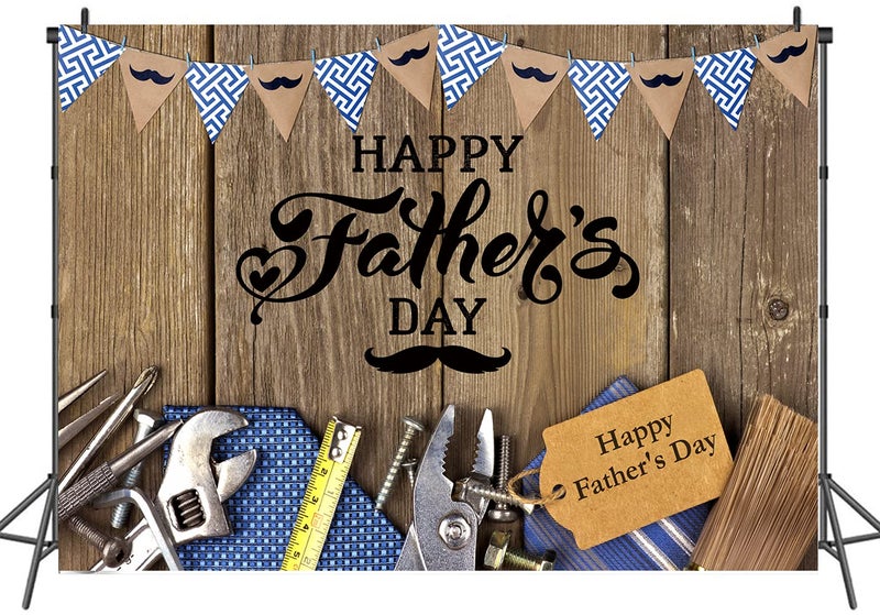LTLYH 8x6ft Fathers Day Photography Backdrop Fathers Day I Iove Dad Decoration Backdrop Fathers Day Party Decor Fathers Day Banner Backdrops for Photography 145