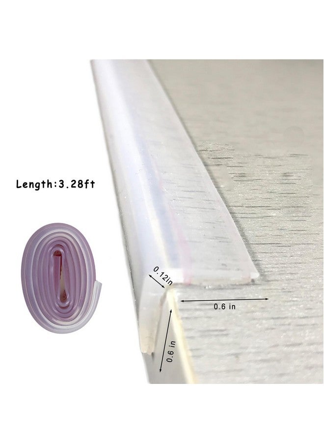 Angloria Edge Protector 100% Silicone, Baby Proofing Clear Table Corners Guards, Pre-Taped Adhesive Soft for Kids Proof Safety, Wall Furniture Bumper - Image 4